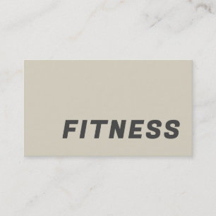 Schlichte Fitness Trainer Sport Moderner Minimalis Visitenkarte