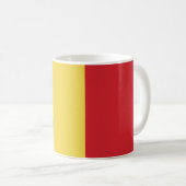 Schlichte Flagge Belgiens Kaffeetasse (VorderseiteRechts)