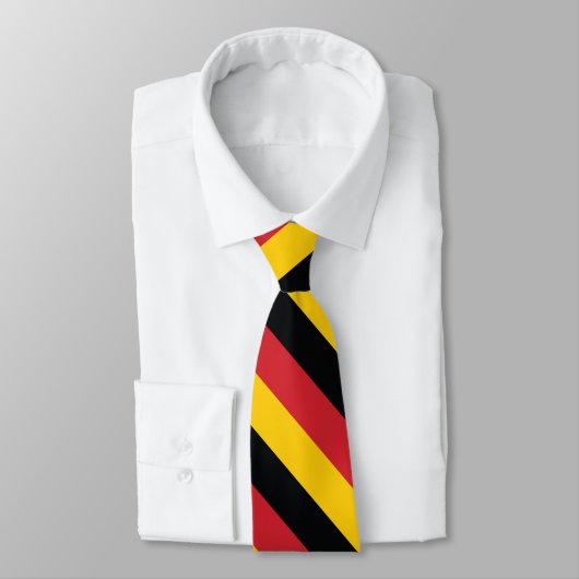 Schlichte Flagge Deutschlands Krawatte (Gebunden)