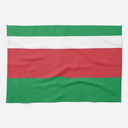 Schlichte Flagge Italiens Geschirrtuch (Horizontal)