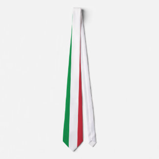 Schlichte Flagge Italiens Krawatte