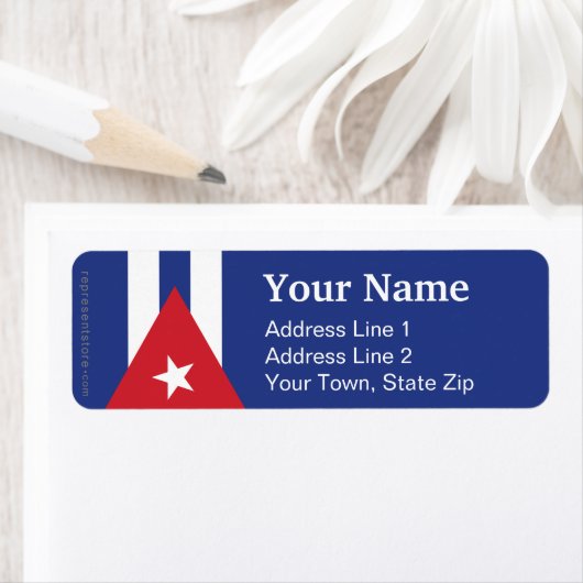 Schlichte Flagge Kubas (Insitu)