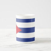 Schlichte Flagge Kubas Porzellantasse (Vorderseite)