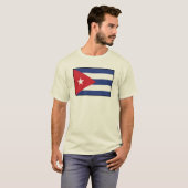 Schlichte Flagge Kubas T-Shirt (Vorne ganz)