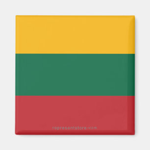 Schlichte Flagge Litauens Magnet