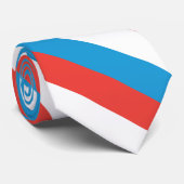 Schlichte Flagge Luxemburgs Krawatte (Gerollt)