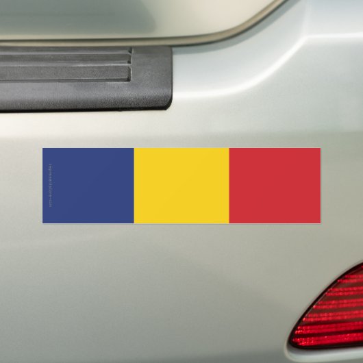 Schlichte Flagge Rumäniens Autoaufkleber (Auf Auto)