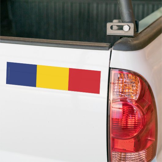 Schlichte Flagge Rumäniens Autoaufkleber (Auf Lkw)
