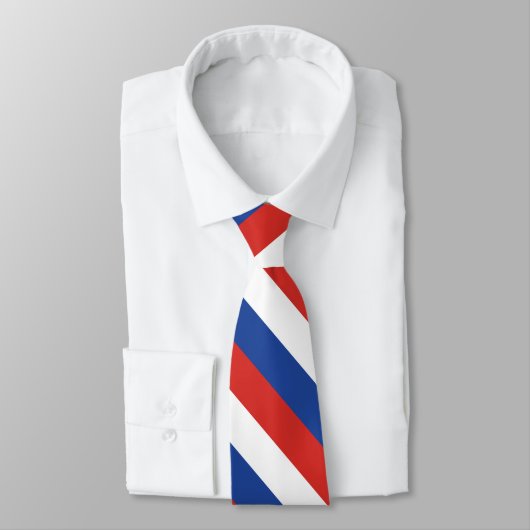 Schlichte Flagge Russlands Krawatte (Gebunden)