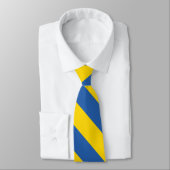 Schlichte Flagge Ukraine Krawatte (Gebunden)