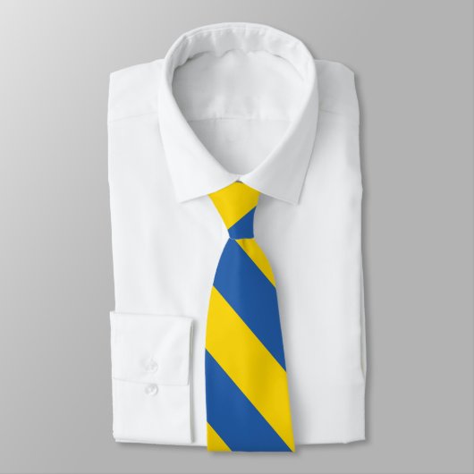 Schlichte Flagge Ukraine Krawatte (Gebunden)