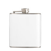 Schlichte Flasche Flachmann (Vorderseite)