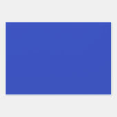 Schlichte französische Mittelpersische Blautöne 3 Geschenkpapier Set (Vorderseite 3)