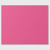 Schlichte französische Rose heiß rosa Geschenkpapier (Flach)