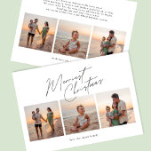 schlichte frohe Weihnachten | 6 Foto Collage glück