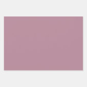 Schlichte Fuchsia Mauve Lavender Lila Schatten 3 T Geschenkpapier Set (Vorderseite 3)