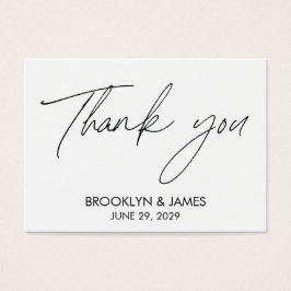 Schlichte Gastgeschenk Hochzeit Tags Weiß