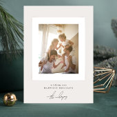 schlichte, gerahmte Foto-Rahmen frohe Weihnachten