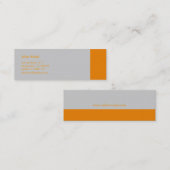 Schlichte Geschäfts-Karte Mini Visitenkarte (Vorne/Hinten)