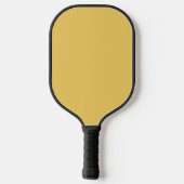 Schlichte Goldschrift personalisiert Pickleball Schläger (Rückseite)