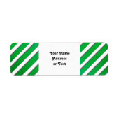 Schlichte grüne Streifen (2. Farbe hinzufügen) (Vorne)