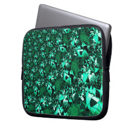 Schlichte grüne Töne und ähnlich wie Relief Laptopschutzhülle