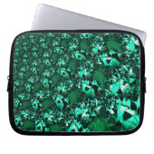 Schlichte grüne Töne und ähnlich wie Relief Laptopschutzhülle (Vorderseite)