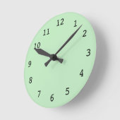 Schlichte grüne Uhr (Winkel)