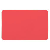 Schlichte, helle Koralle in fester Farbe Magnet (Horizontal)