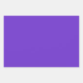 Schlichte helle violette Farbe lila Geschenkpapier Set (Vorderseite)