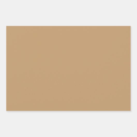 Schlichte Hirschschmöwe Wood Brown Shades 3 Tones Geschenkpapier Set (Vorderseite)