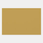 Schlichte Honig-Eiscreme-Kaffeebraten 3 Tones Geschenkpapier Set (Vorderseite 2)