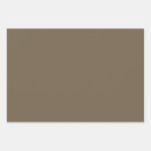 Schlichte Honig-Eiscreme-Kaffeebraten 3 Tones Geschenkpapier Set (Vorderseite)