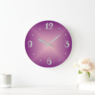 Schlichte Hübsche Rose Rosa >Klappe Uhr