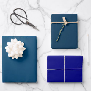 Schlichte Kaiserliche preußische Marine Blauer Sch Geschenkpapier Set