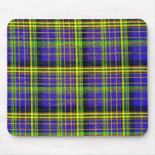 Schlichte Karierte 3h Mousepad (Vorne)