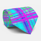 Schlichte Karierte 3m Krawatte (Gerollt)