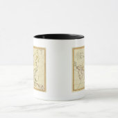Schlichte Karte Asien Tasse (Zentrum)