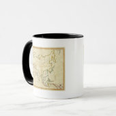 Schlichte Karte Asien Tasse (Vorderseite Links)