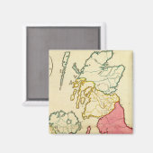 Schlichte Karte Britische Inseln Magnet (Vorderseite/Rückseite)