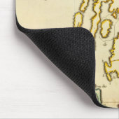 Schlichte Karte Britische Inseln Mousepad (Ecke)