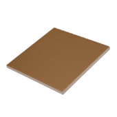 Schlichte Keramik-Folie mit weichbrauner Farbe Fliese (Seite)