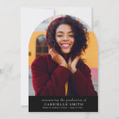 schlichte Kleinstkrankenschwester Einladung (Rückseite)