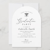 schlichte Kleinstkrankenschwester Einladung (Vorderseite)