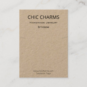 Schlichte Kraft Nekklace Charm Pendant Holder Anze Visitenkarte