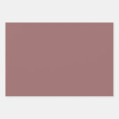 Schlichte Kupfer Rose Vale Pink Schatten 3 Töne Geschenkpapier Set (Vorderseite)