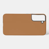Schlichte Kupferfarbe Samsung Galaxy Hülle (Rückseite (Horizontal))