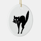 Schlichte leere Rot-Schatten DIY addieren Keramik Ornament (Rechts)