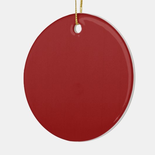 Schlichte leere Rot-Schatten DIY addieren Keramikornament (Links)