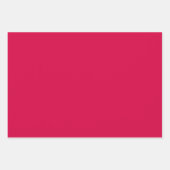 Schlichte lila Debian Carmine Pink Shades 3 Tones Geschenkpapier Set (Vorderseite 3)